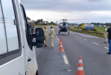 Fotos de Homem morre atropelado na BR-376 na região de Maringá e novo acidente grave é registrado na sequência