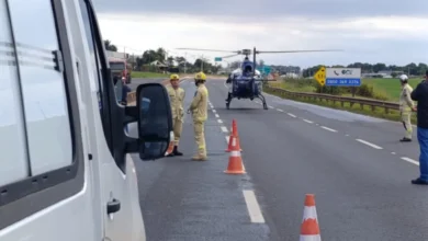 Fotos de Homem morre atropelado na BR-376 na região de Maringá e novo acidente grave é registrado na sequência