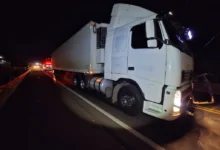 Fotos de Homem morre atropelado por carreta na PR-323 na região de Maringá