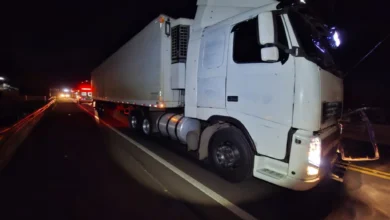 Fotos de Homem morre atropelado por carreta na PR-323 na região de Maringá