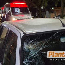 Fotos de Homem sofre traumatismo craniano após atropelamento em avenida de Maringá