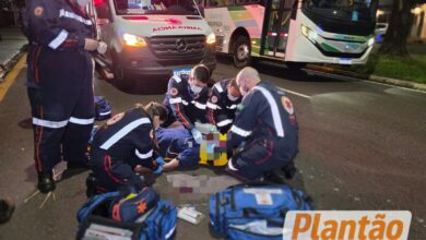 Fotos de Homem sofre traumatismo craniano após atropelamento em avenida de Maringá
