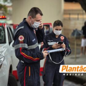 Fotos de Homem é assassinado enquanto estava sentado em bar em Maringá