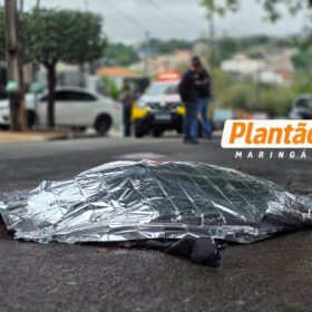 Fotos de Homem é assassinado enquanto estava sentado em bar em Maringá