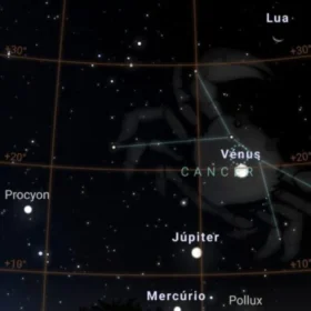 Fotos de Lua, Vênus, Júpiter e Mercúrio se encontram no céu de Maringá e região; veja o melhor horário para observar o fenômeno