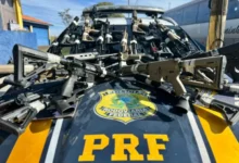 Fotos de Maior apreensão de fuzis da história da PRF é realizada no Paraná; arsenal tinha como destino Maringá