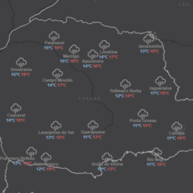 Maringá e mais 31 cidades da região já estão em alerta de tempestade com risco de ventos de até 100 km/h; veja a lista completa Foto 3 Fotos de Maringá e mais 31 cidades da região já estão em alerta de tempestade com risco de ventos de até 100 km/h; veja a lista completa