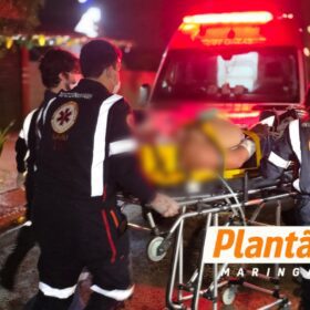 Motoboy e morador de rua ficam em estado gravíssimo após atropelamento em Maringá Foto 13 Fotos de Motoboy e morador de rua ficam em estado gravíssimo após atropelamento em Maringá