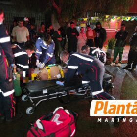 Motoboy e morador de rua ficam em estado gravíssimo após atropelamento em Maringá Foto 6 Fotos de Motoboy e morador de rua ficam em estado gravíssimo após atropelamento em Maringá