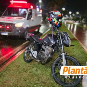 Fotos de Motociclista é socorrido em estado gravíssimo após colisão com Jeep em Maringá; motorista estava com CNH suspensa