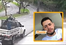 Fotos de Motociclista morre após perder o controle da moto e bater contra árvore em Maringá; vídeo mostra acidente