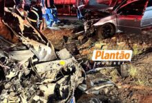 Fotos de Motorista de 65 anos morre após colisão frontal na região; filho de 6 anos segue internado em estado grave no HU de Maringá