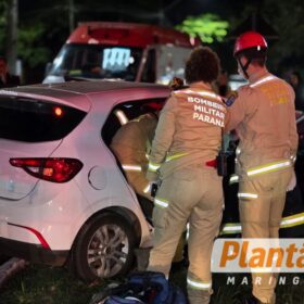 Fotos de Motorista foge após provocar grave acidente na Avenida Cerro Azul, em Maringá