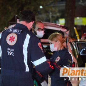 Fotos de Motorista foge após provocar grave acidente na Avenida Cerro Azul, em Maringá