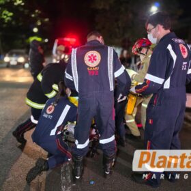 Fotos de Motorista foge após provocar grave acidente na Avenida Cerro Azul, em Maringá