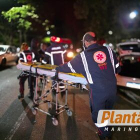 Fotos de Motorista foge após provocar grave acidente na Avenida Cerro Azul, em Maringá