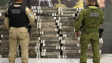 Fotos de Polícia Rodoviária estadual apreende uma tonelada de maconha em esconderijo na região de Maringá