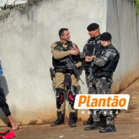 Fotos de Quadrilha é presa pela PM em Maringá com carro furtado; helicóptero Falcão auxiliou na operação; COM VÍDEO