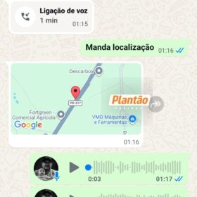 Fotos de Sem conseguir acionar os bombeiros, blogueiro pede ajuda ao Plantão Maringá pelo WhatsApp após acidente em Maringá