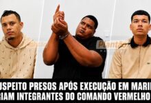 Fotos de Suspeitos presos por execução em Maringá seriam integrantes do Comando Vermelho