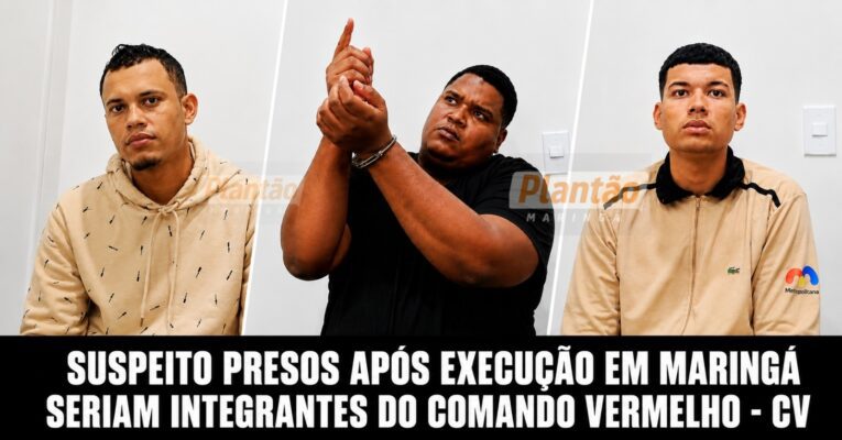 Suspeitos presos por execução em Maringá seriam integrantes do Comando Vermelho Foto 1 Fotos de Suspeitos presos por execução em Maringá seriam integrantes do Comando Vermelho
