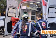 Fotos de Trabalhador sofre queda de aproximadamente seis metros em obra, em Maringá
