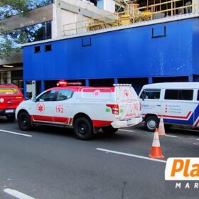 Trabalhador sofre queda de aproximadamente seis metros em obra, em Maringá Foto 2 Fotos de Trabalhador sofre queda de aproximadamente seis metros em obra, em Maringá