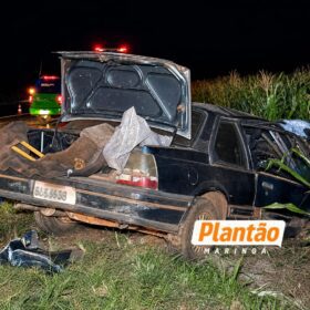 Fotos de Motorista morre em colisão frontal com carreta na PR-323; o corpo foi encaminhado ao IML de Maringá