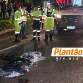 Fotos de Homem morre após ser atropelado na BR-376, no distrito de Iguatemi, em Maringá