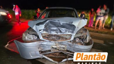 Fotos de Colisão frontal entre dois carros deixa dois homens e uma criança ferida