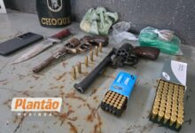Fotos de Dono de conveniência é preso com armas e drogas no Jardim Indaiá, em Maringá