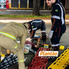 Fotos de Homem de 54 anos atropelado por ônibus da TCCC em Maringá morre no hospital; motorista não parou no local