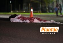 Fotos de Homem morre após ser atropelado por caminhão; corpo foi encaminhado ao IML de Maringá