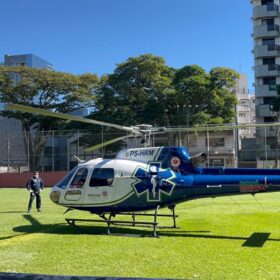 Jovem de 26 anos é resgatado de helicóptero após grave acidente na região e encaminhado para hospital de Maringá Foto 3 Fotos de Jovem de 26 anos é resgatado de helicóptero após grave acidente na região e encaminhado para hospital de Maringá