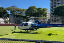 Fotos de Jovem de 26 anos é resgatado de helicóptero após grave acidente na região e encaminhado para hospital de Maringá