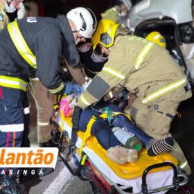 Motorista fica ferida após capotar carro na BR-376 entre Maringá e Iguatemi Foto 3 Fotos de Motorista fica ferida após capotar carro na BR-376 entre Maringá e Iguatemi