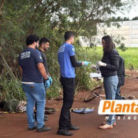 Fotos de Mulher é encontrada morta ao lado de bicicleta; Polícia Científica de Maringá é acionada