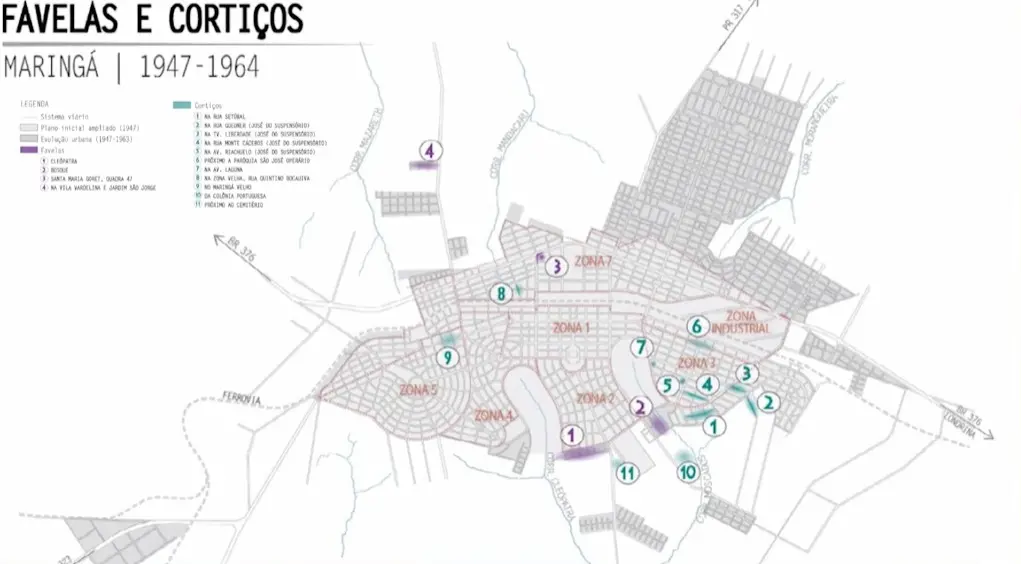 Referência nacional em urbanismo, Maringá já teve favelas; pesquisa revela onde elas ficavam Foto 3 Fotos de Referência nacional em urbanismo, Maringá já teve favelas; pesquisa revela onde elas ficavam