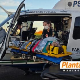 Mulher em estado grave é transferida de helicóptero para o Hospital Universitário de Maringá após acidente Foto 3 Fotos de Mulher em estado grave é transferida de helicóptero para o Hospital Universitário de Maringá após acidente