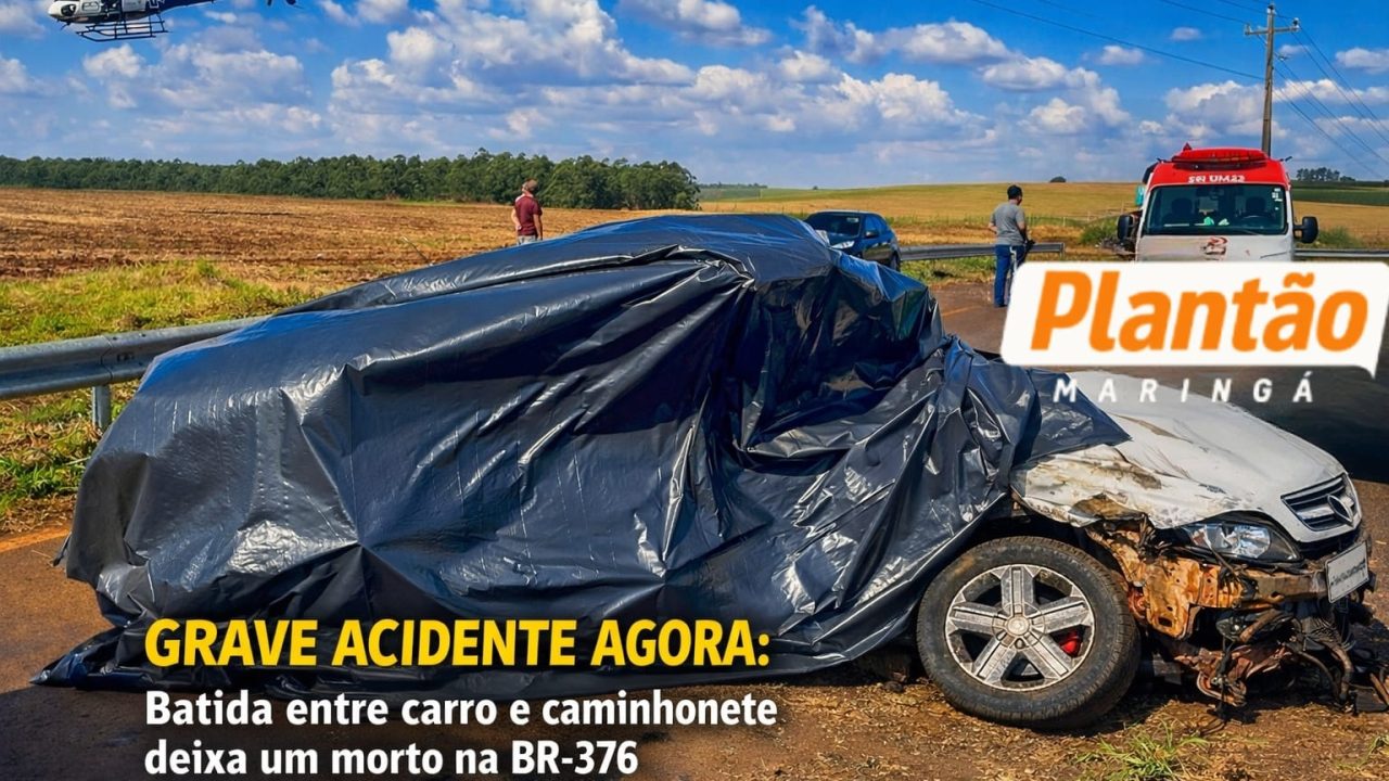 batida-entre-carro-e-caminhonete-deixa-um-morto-na-br-376