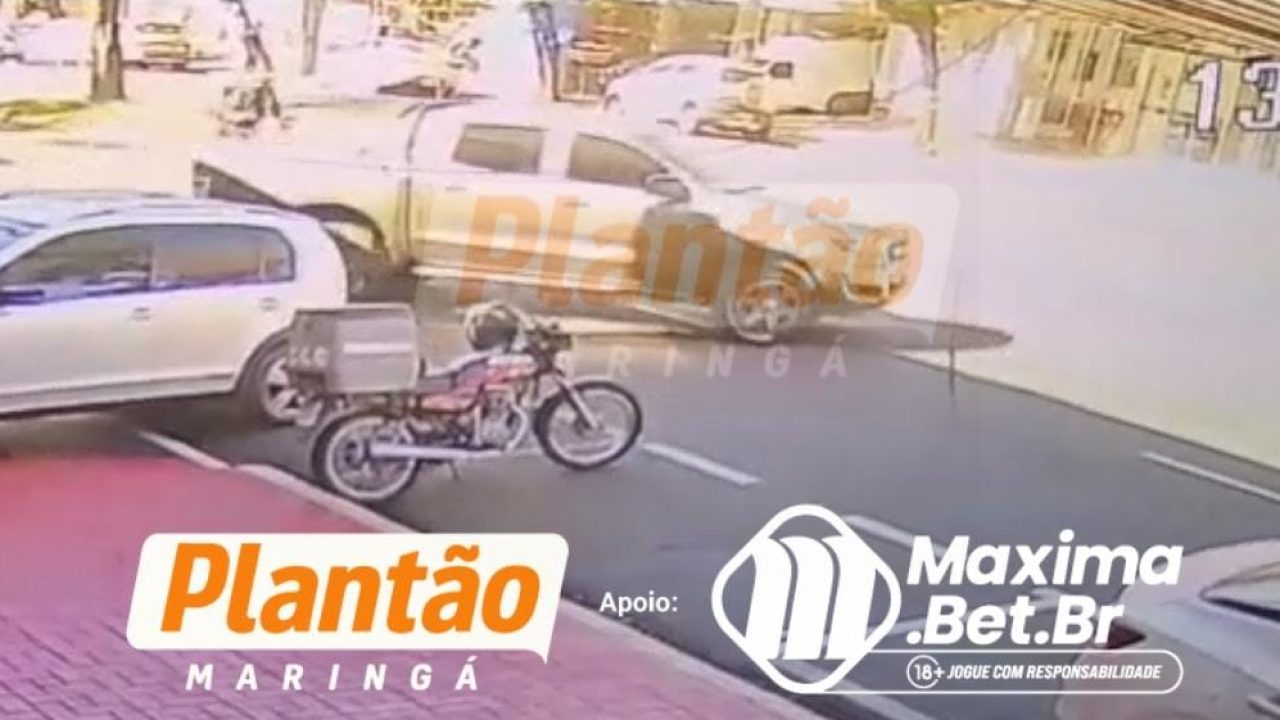 cameras-registram-imprudencia-que-por-pouco-nao-termina-em-morte-de-motociclista-em-maringa-vitima-foi-socorrui