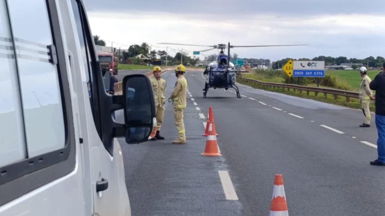 homem-morre-atropelado-na-br-376-na-regiao-de-maringa-e-novo-acidente-grave-e-registrado-na-sequencia