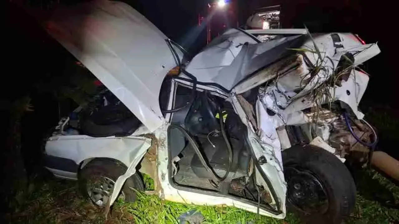 motorista-morre-apos-carro-ser-atingido-e-arremessado-contra-poste-na-pr-317