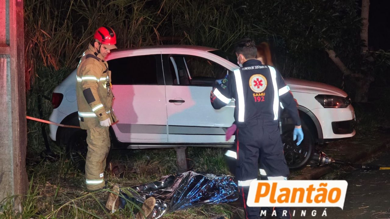 motorista-morre-apos-ser-atropelado-pelo-proprio-carro-em-maringa
